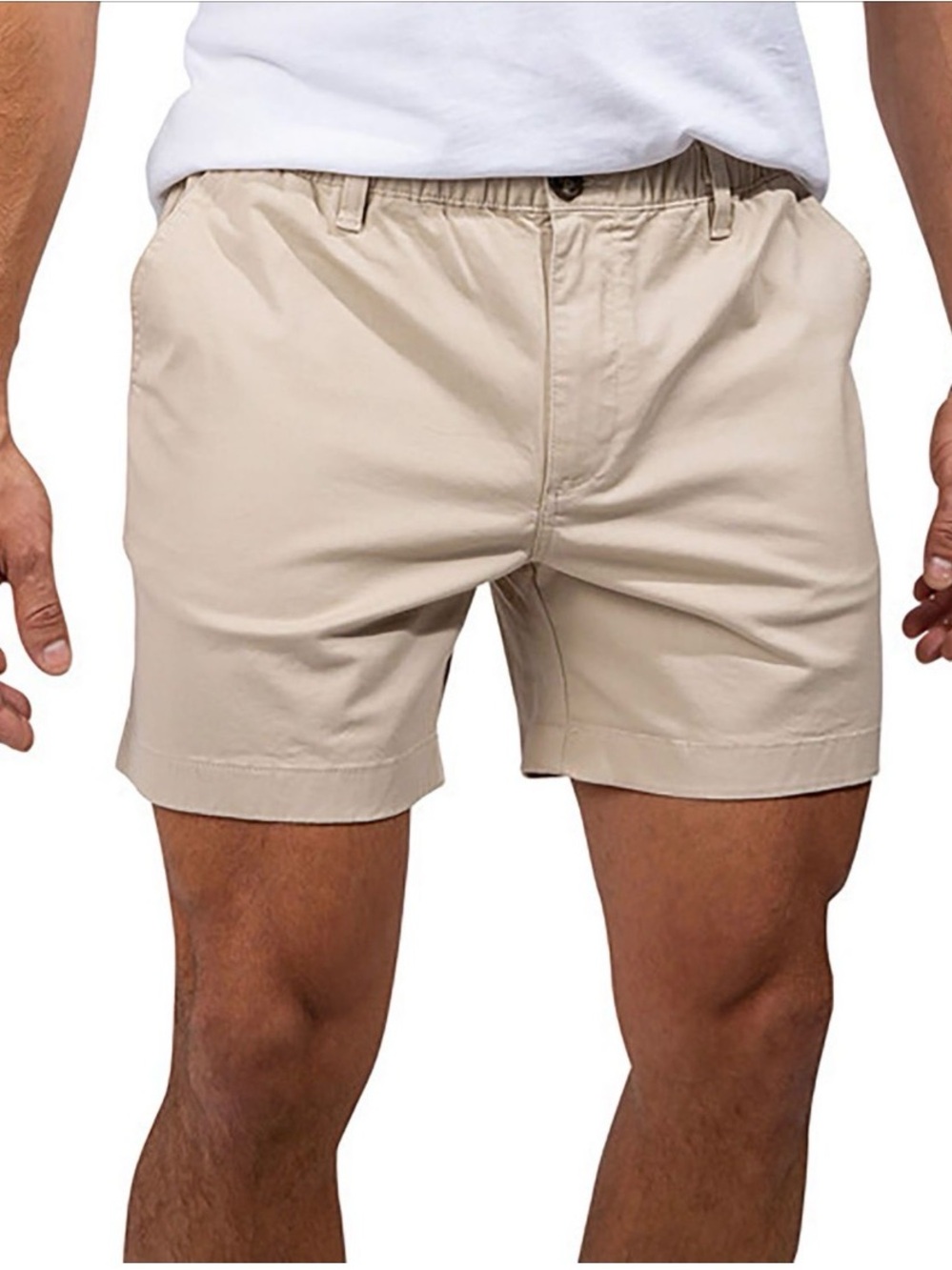 chubbies Men’s original stretch Khaki Athletic Shorts small 6 inch inseam